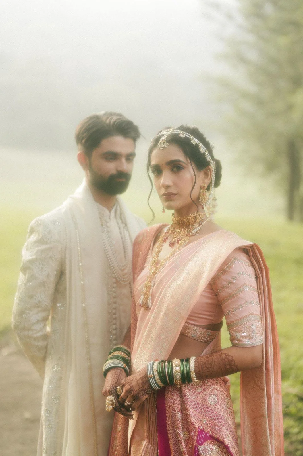 Understated luxury outfit sourced from Indian and international brands