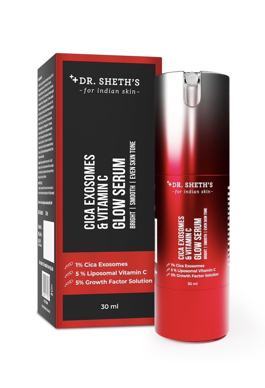 Dr. Sheth's CICA Exosomes Vitamin C Glow Serum